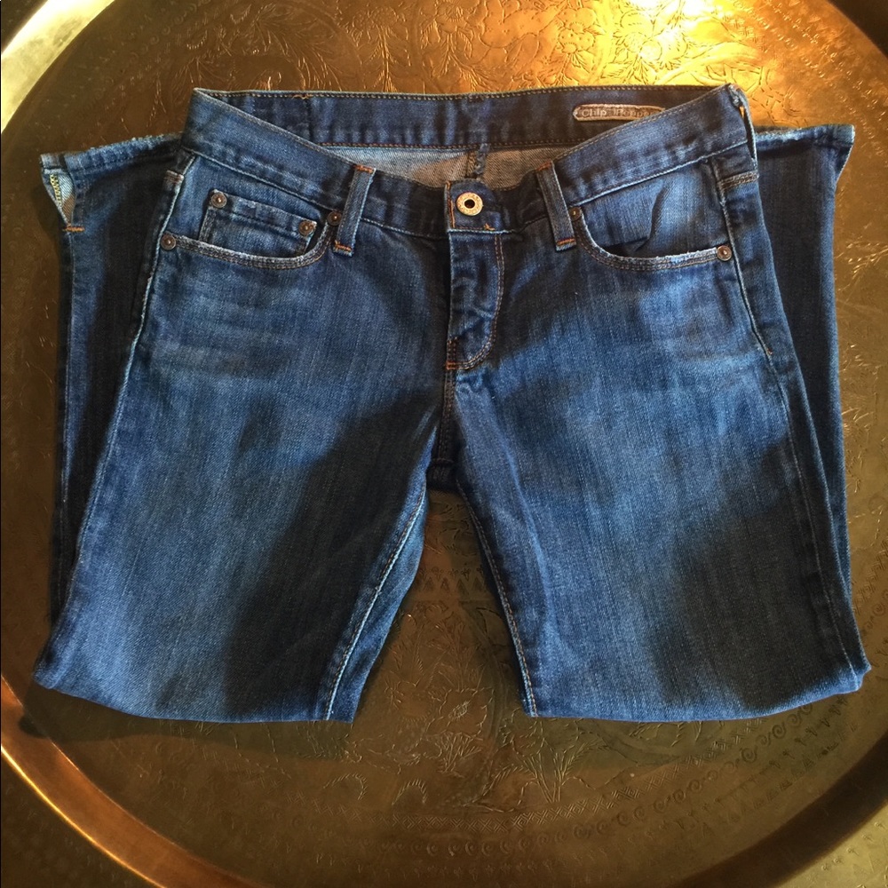 Chip and Pepper Low Rise Cropped Capri Jeans